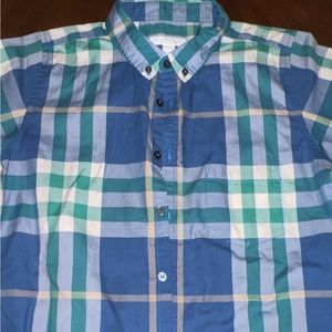 Burberry short sleeve dress shirt